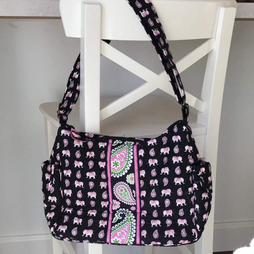 Vera Bradley On the Go purse Pink Elephants